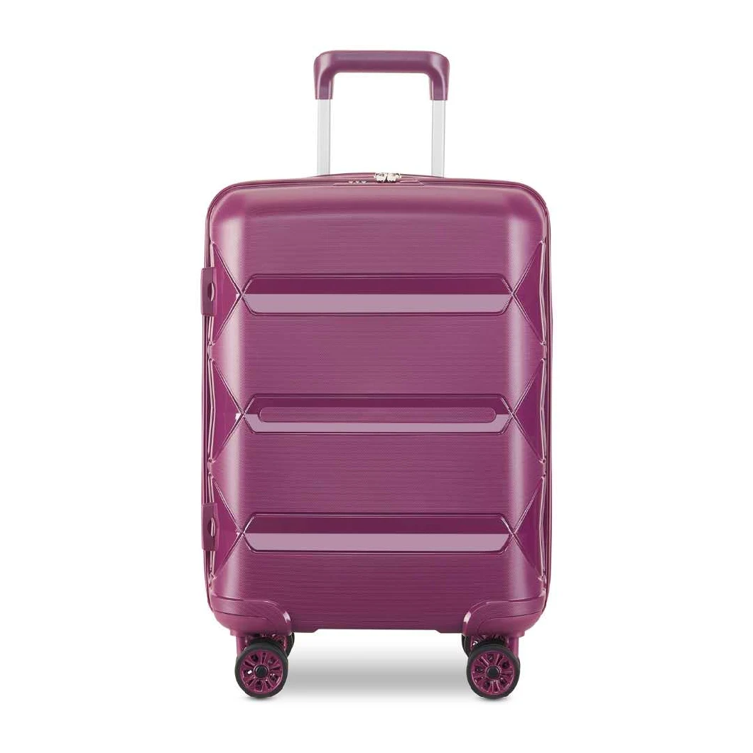 Hard Shell Carry on 3 PCS Trolley Suitcase High Quality PP Trolley Luggage Sets Bags Cases (XHPP005)