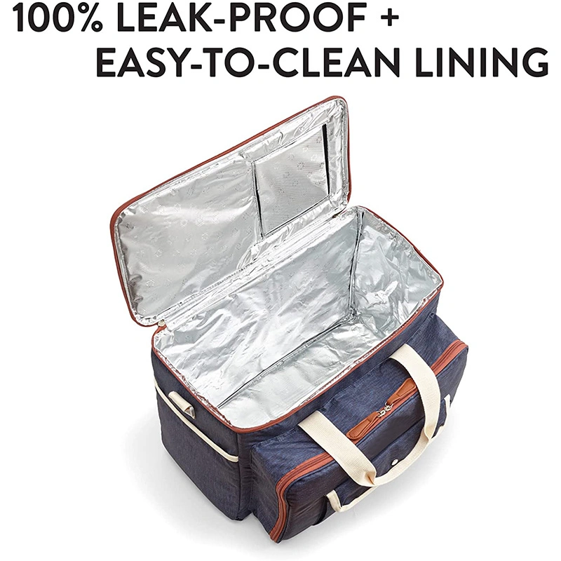 Custom Leakproof Large 2/4 Person Picnic Cooler Bag for 4